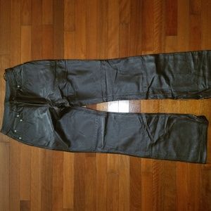 Brown Leather Pants